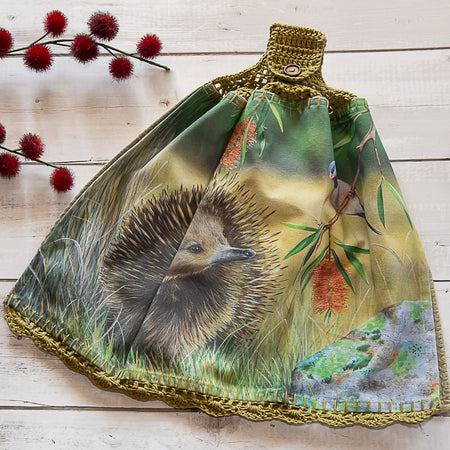 Australian Natives - Hanging Tea Towels/Hand Towels - Double Sided