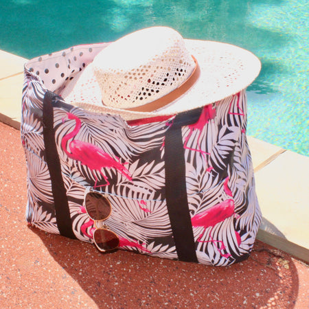 Flamingo Beach Bag