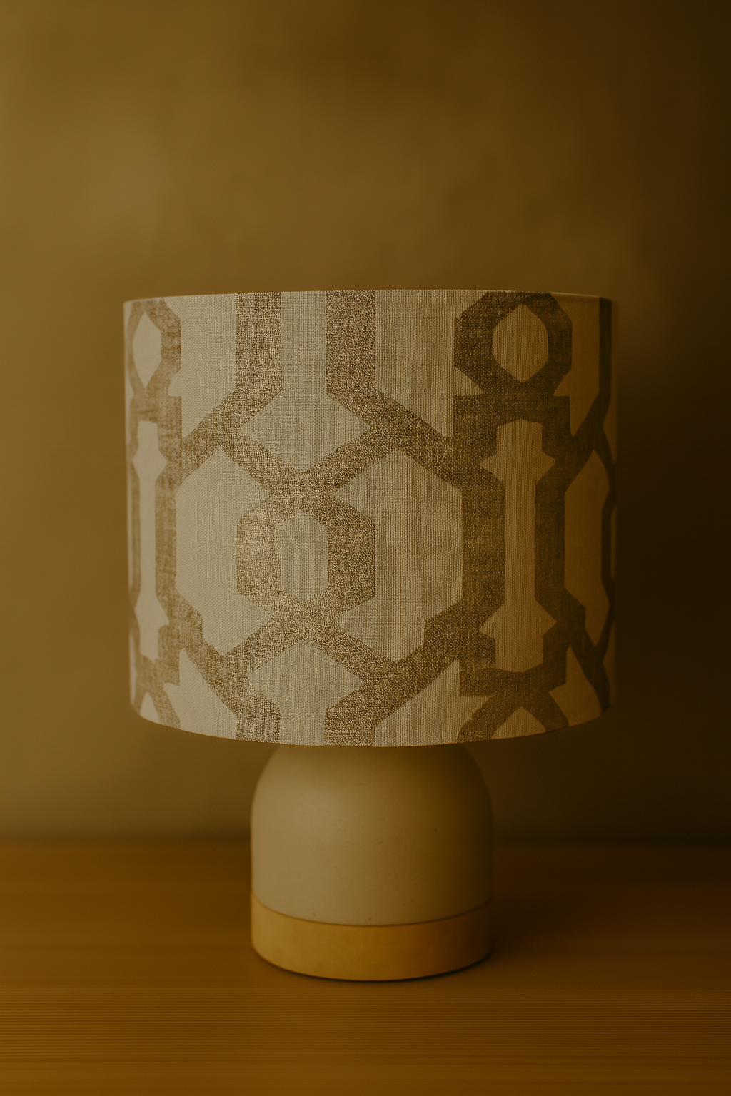 Sienna shine drum lampshade
