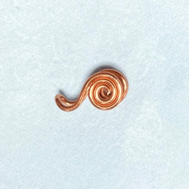 Petite spiral ear cuff | Gold, Silver, Copper or Rose | Clip on