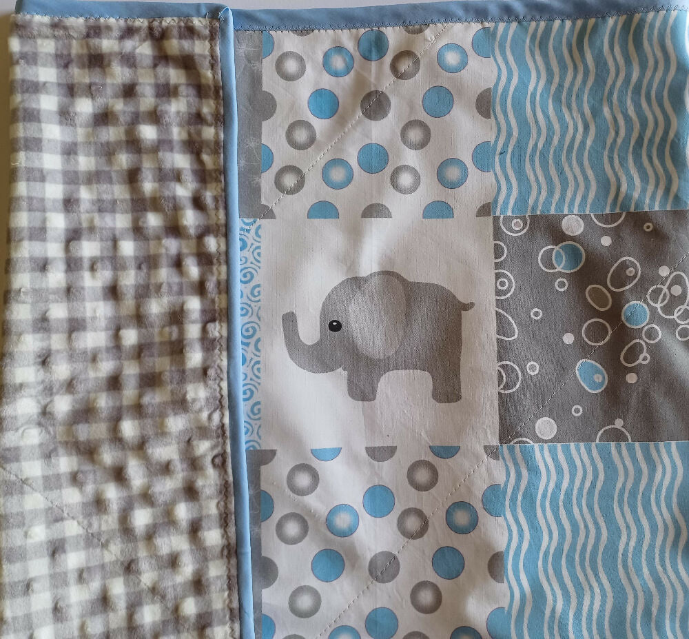 Ele - Baby Blanket - Minky Blanket