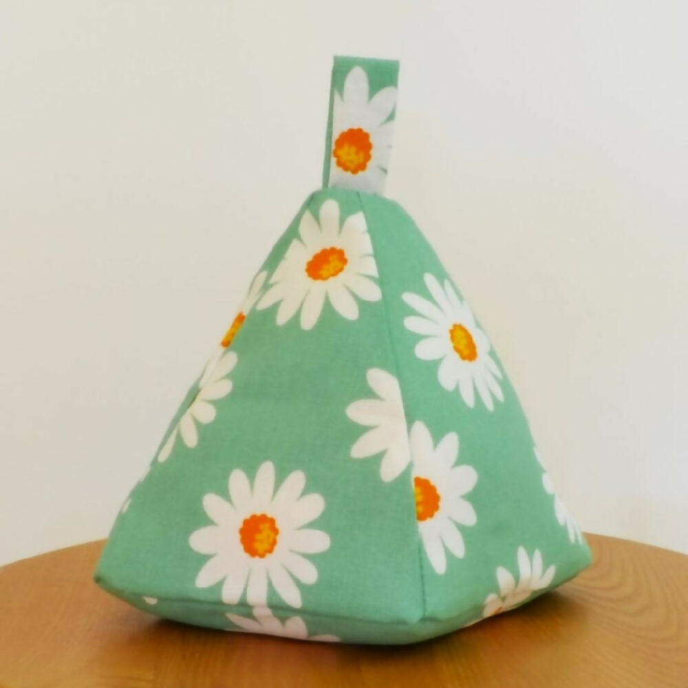 Daisy Doorstop Mint Green Door Weight,