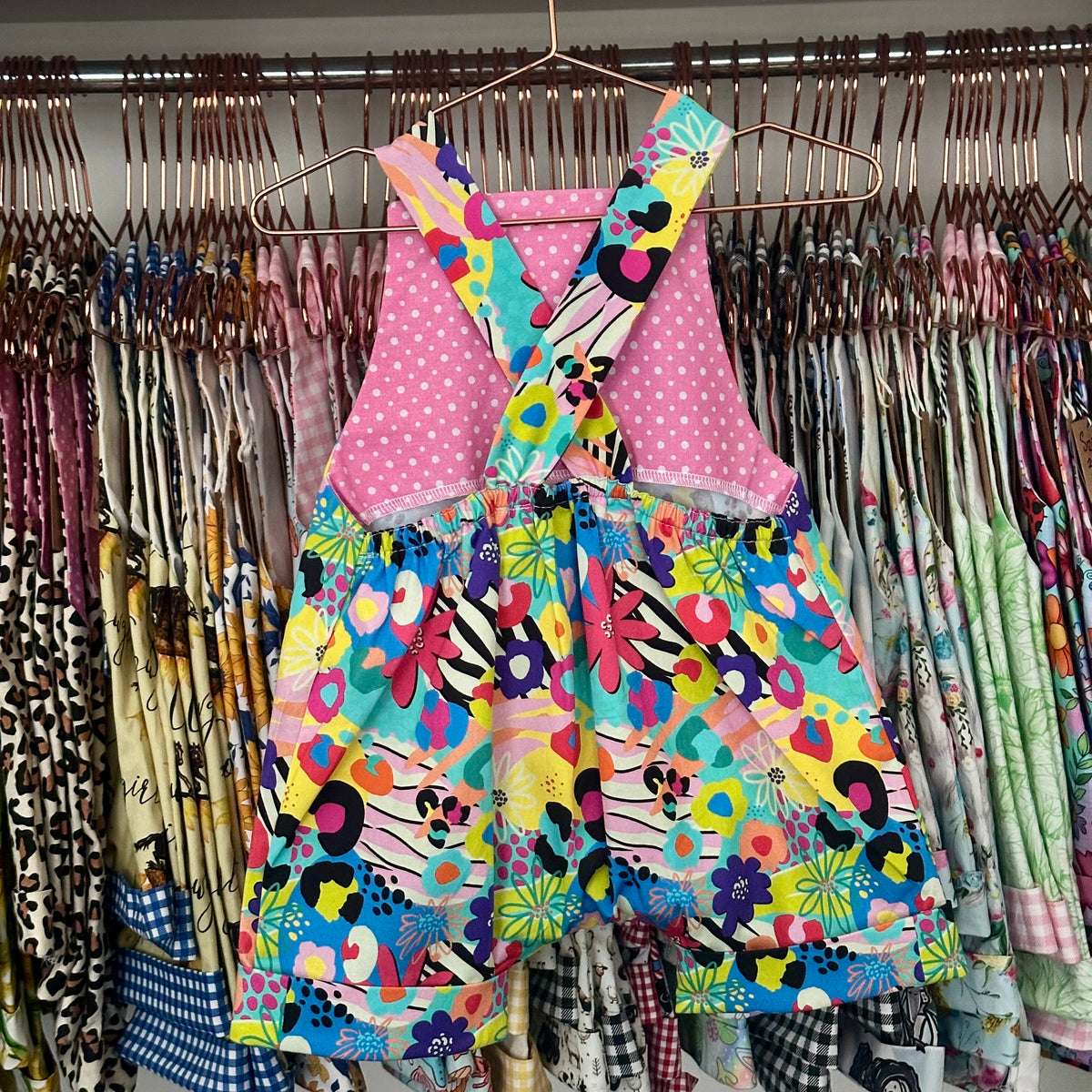 Flower Frenzy Handmade Overalls/Flowers Collection