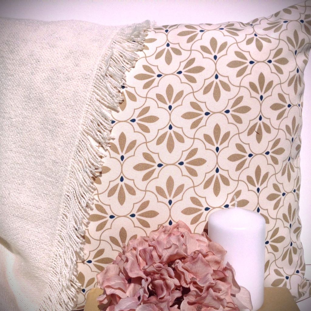 Floral outdoor cushion cover 45x45cm