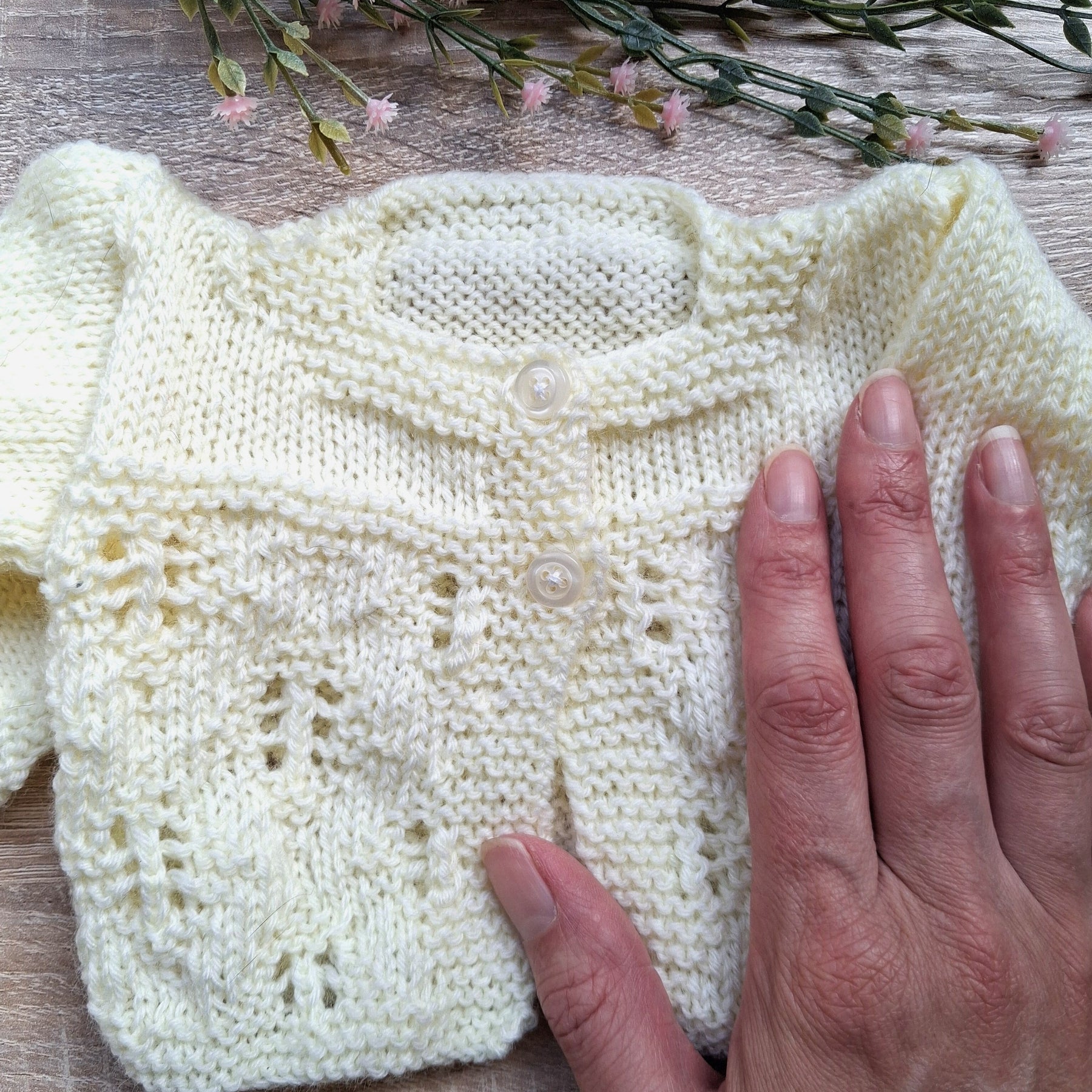 Handmade Knitted Baby Jacket