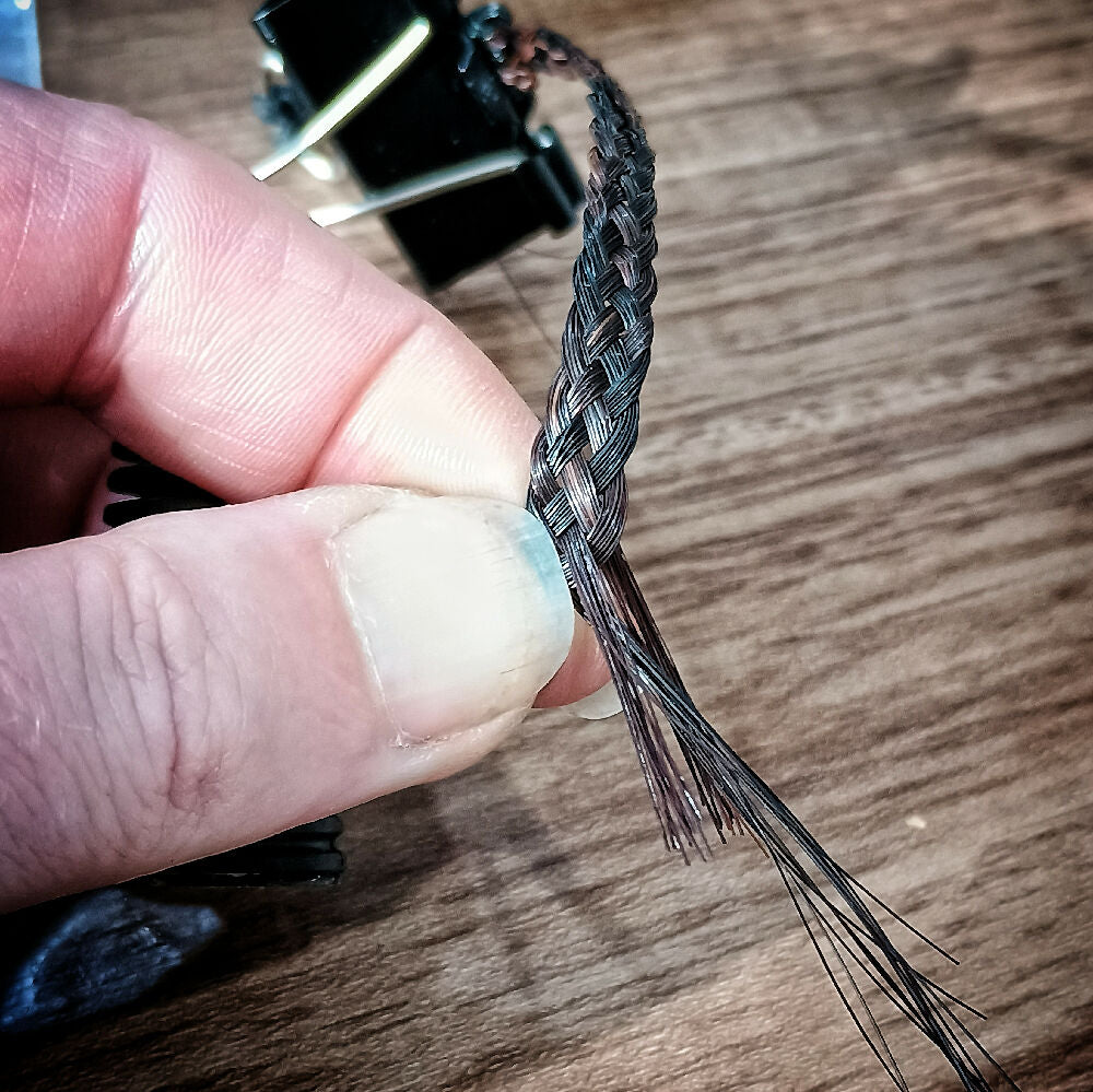 Horsehair Hoop Earrings