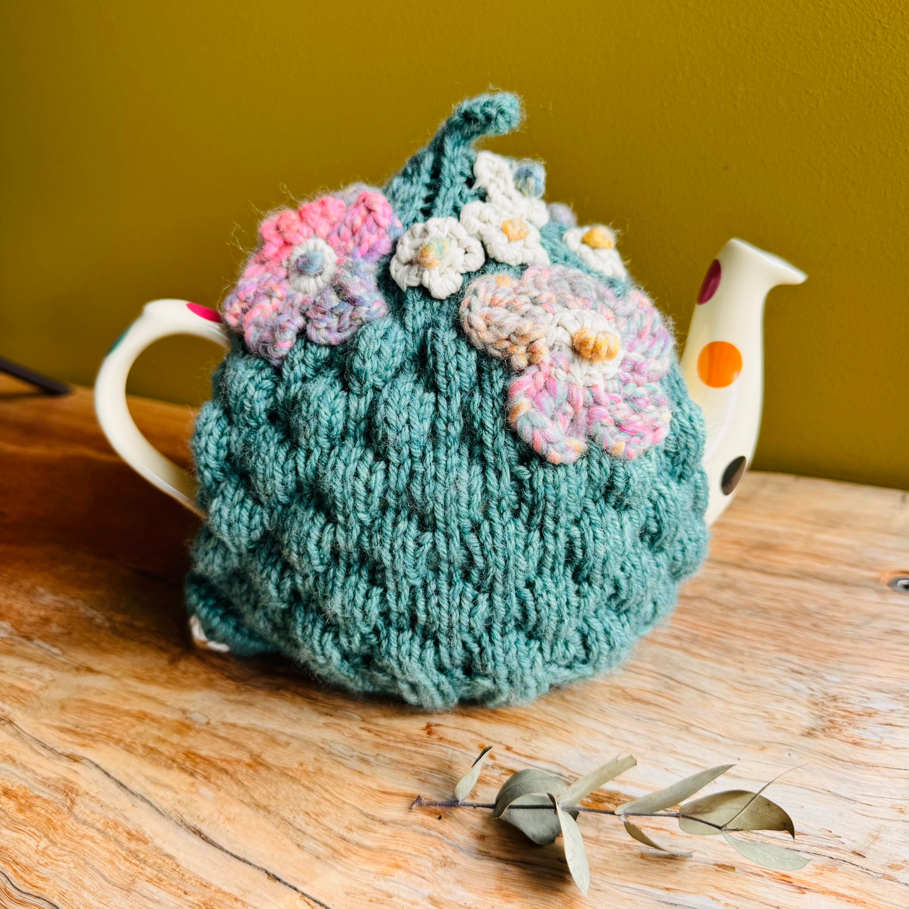 Custom made Teapot cosies - handmade in natural wool