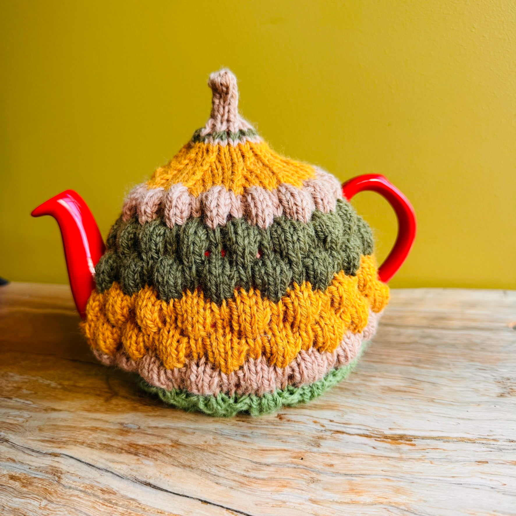 Custom made Teapot cosies - handmade in natural wool