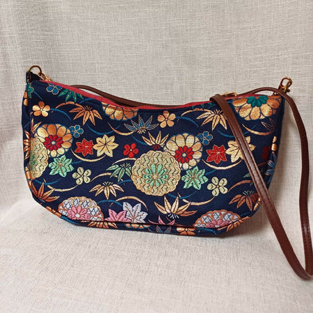 Kimono Shoulder Bag - Dark Blue