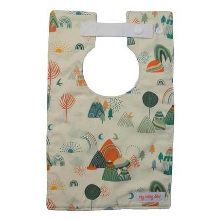 Cream Mountains Large Style Bib