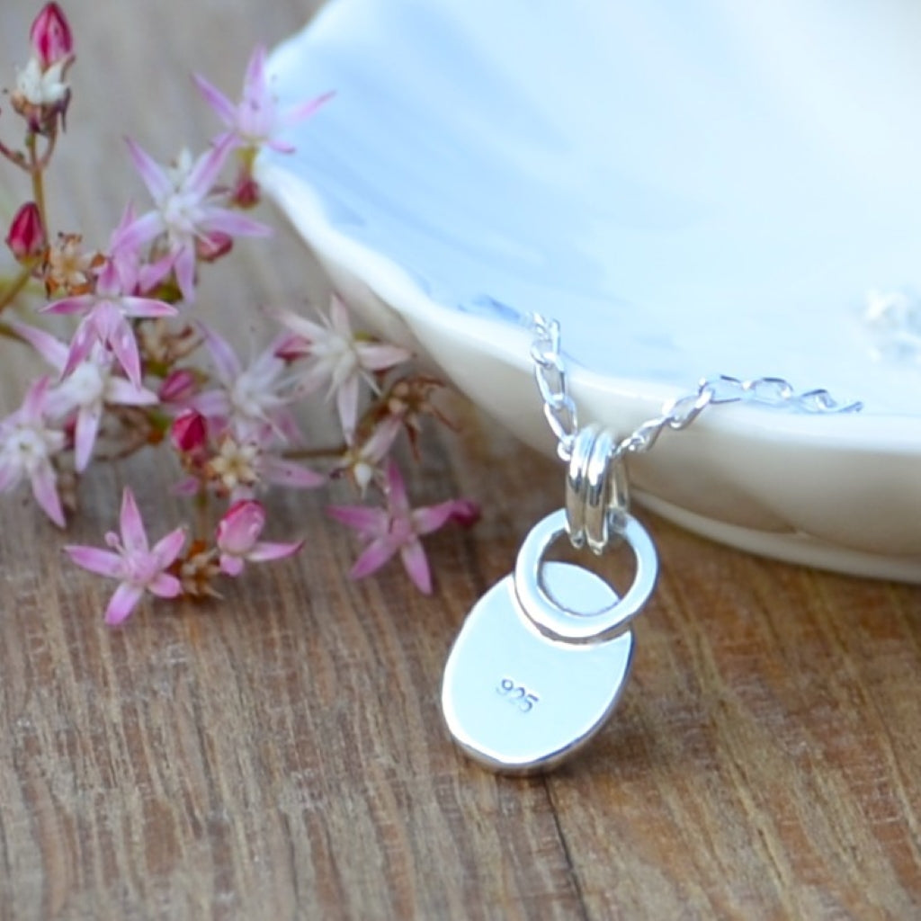Moss Kyanite Silver Pendant