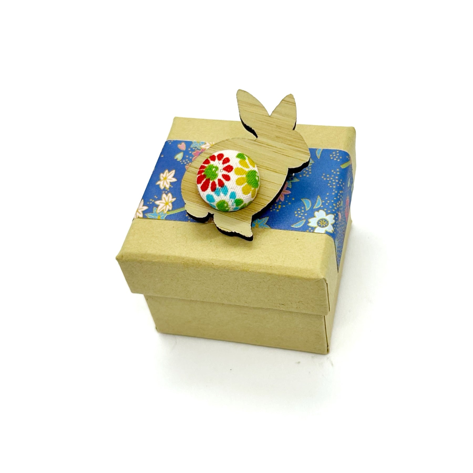 Bunny Brooch with Gift Box - Daisy