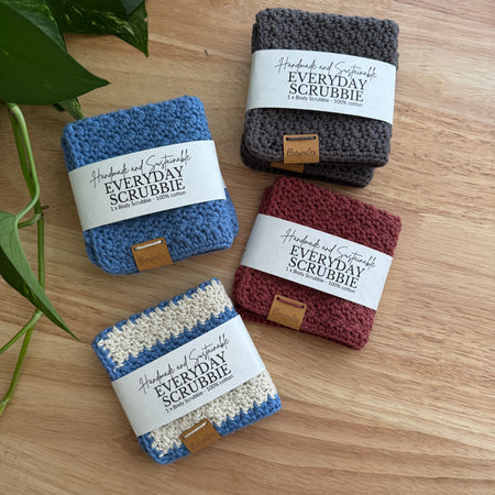 Everyday Scrubbie | Body Washcloth | Various colours | Reusable and Sustainable