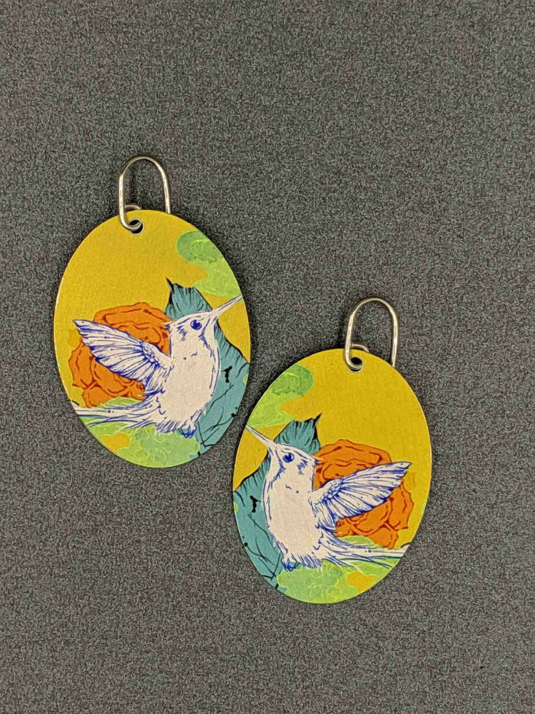 MIDSUMMER DREAM – hummingbird earrings