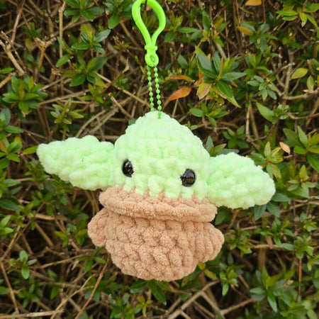 Baby Green Alien Bag Tag