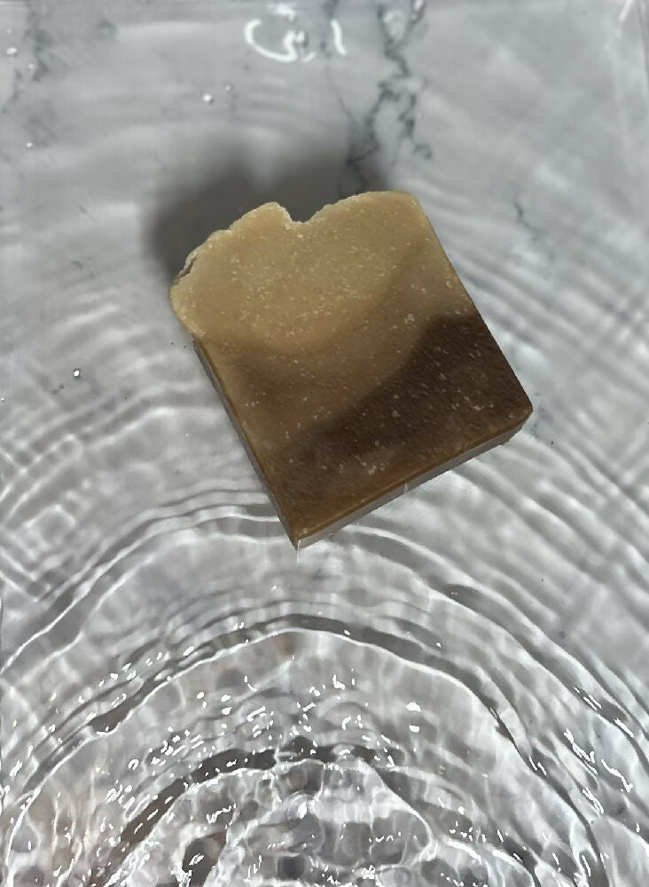 handmade Australian camel's milk soap chocolate soap