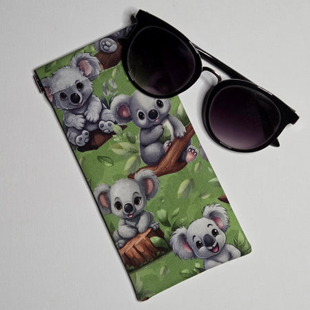 Sunglasses Pouch in Cute Koala fabric