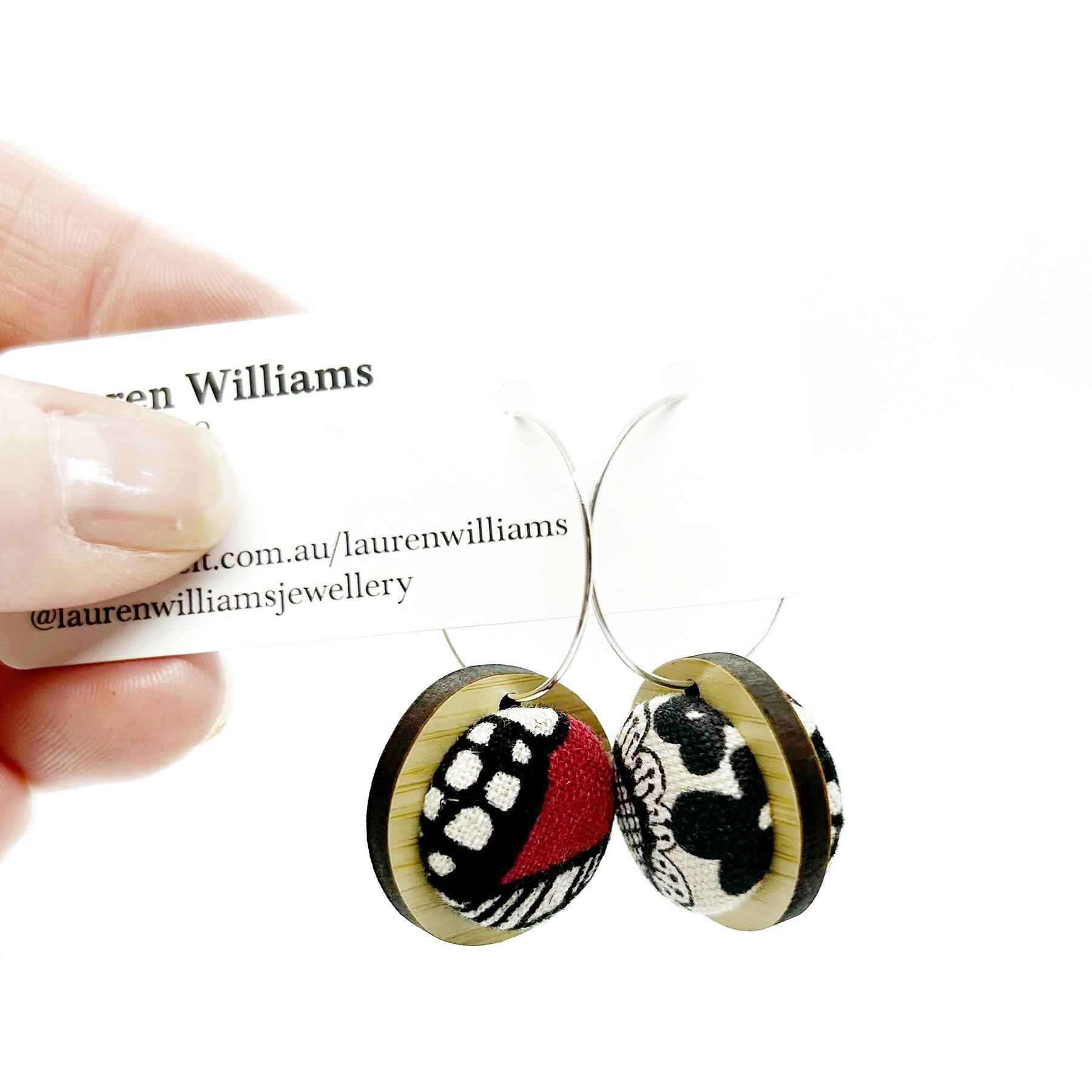 Double Sided Pebble Earrings