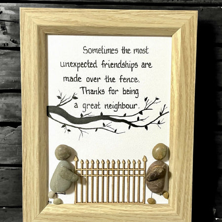 Pebble Picture - Neighbour - Friendship