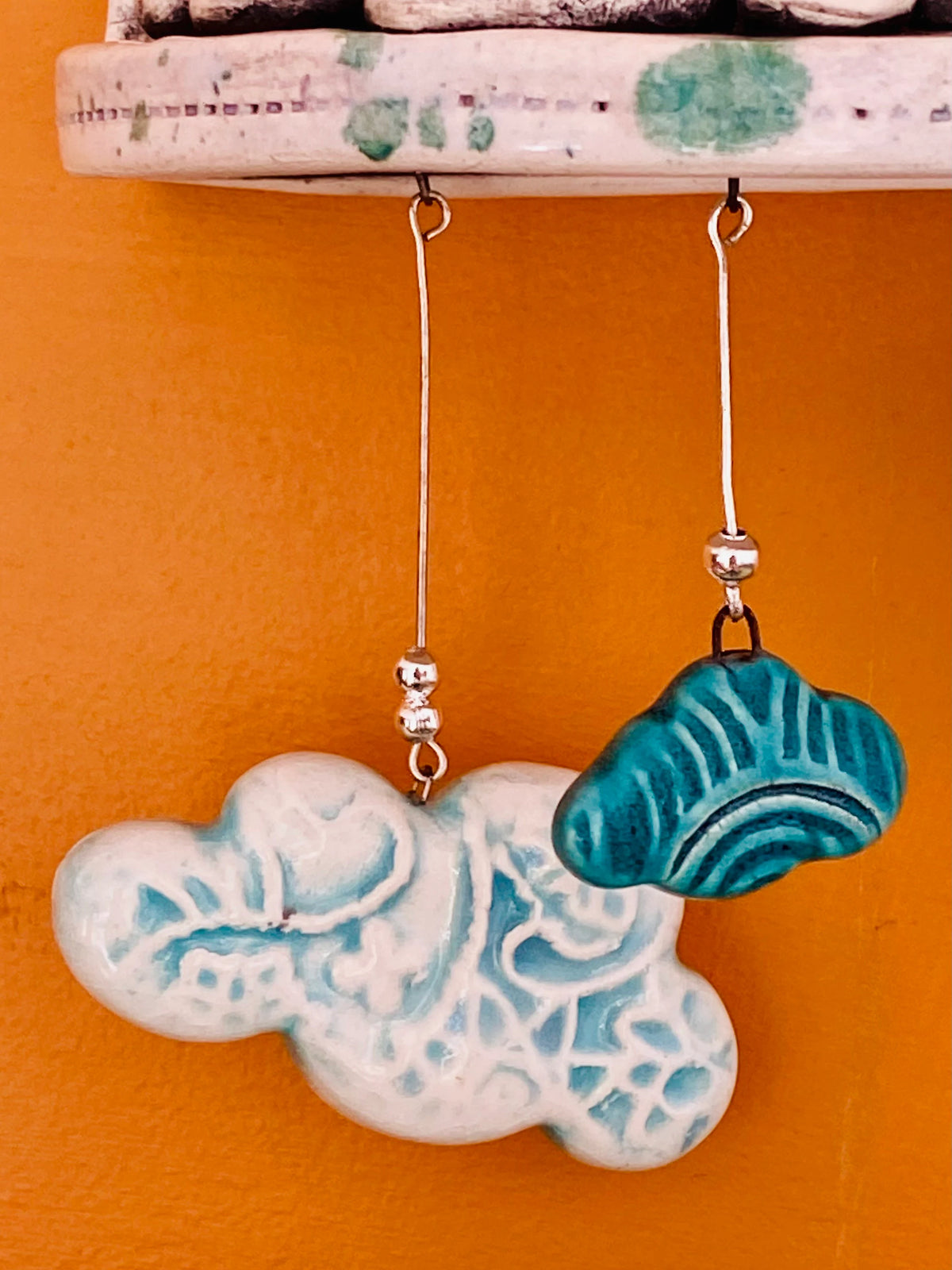 Whimsical Wall Shelf/Shrine/Altar with a Bunny