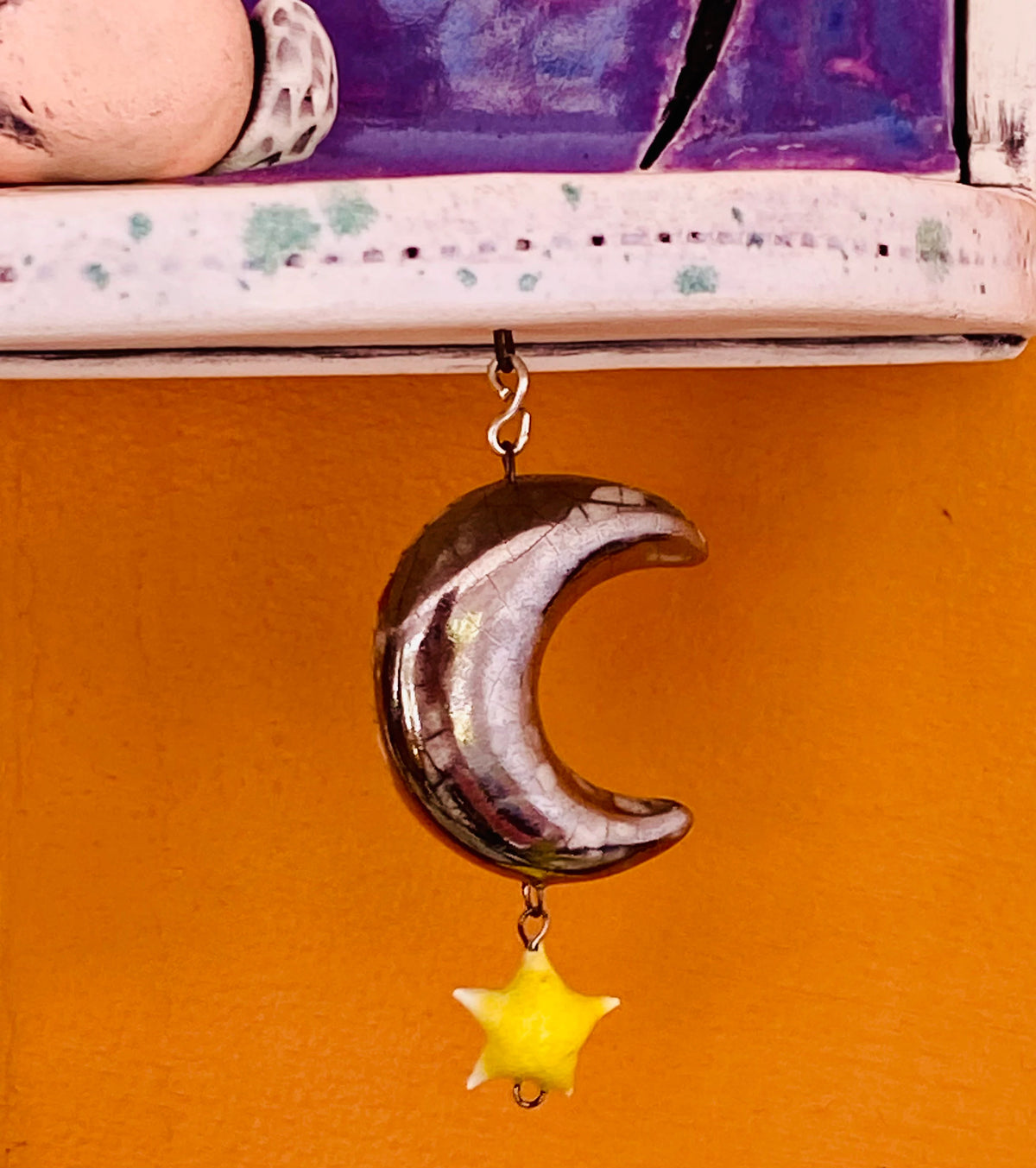 Whimsical Wall Shelf/Shrine/Altar with a Bunny