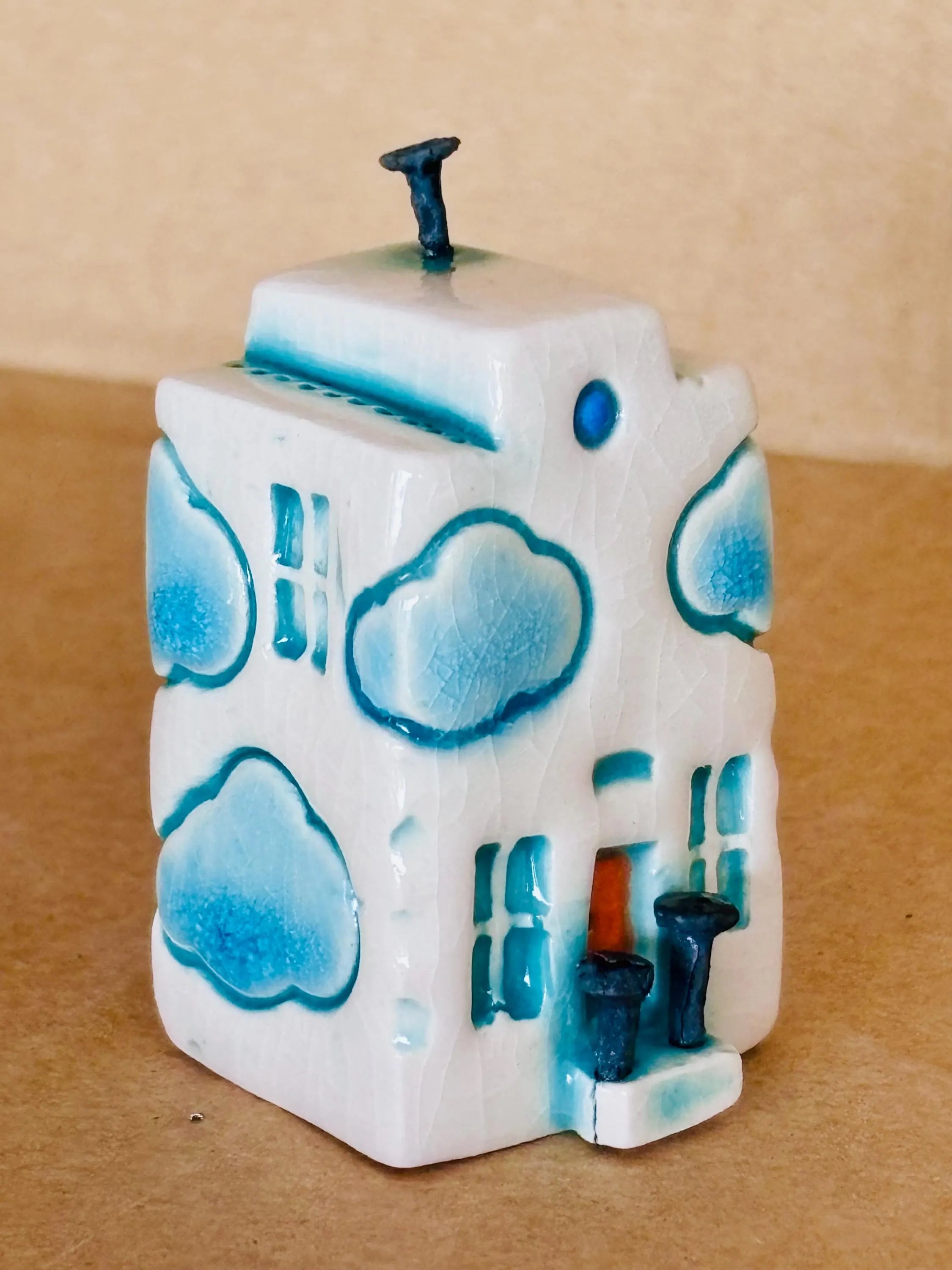 Whimsical Mini Ceramic House