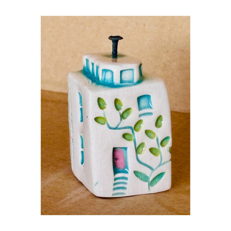 Whimsical Mini Ceramic House