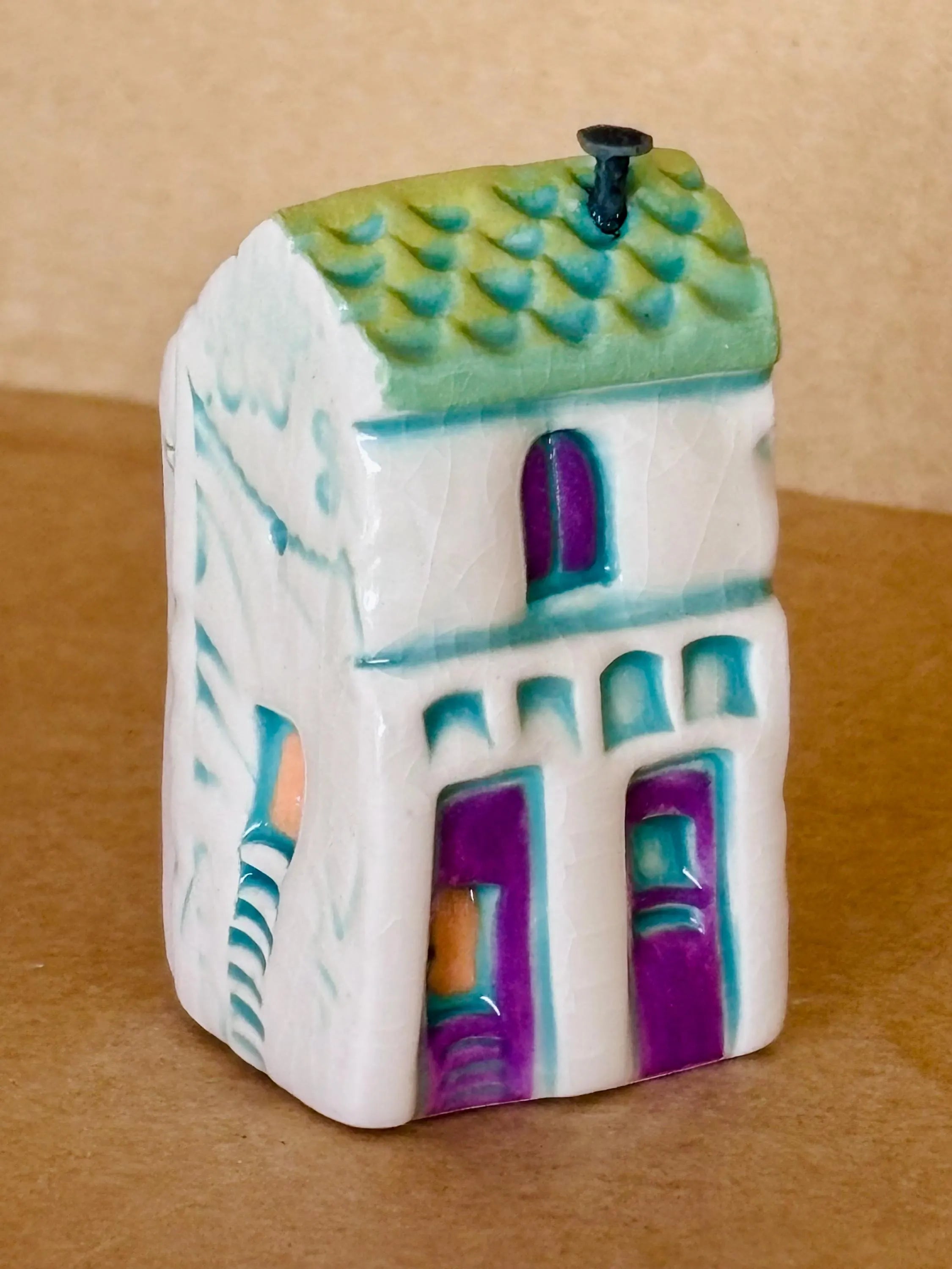 Whimsical Mini Ceramic House