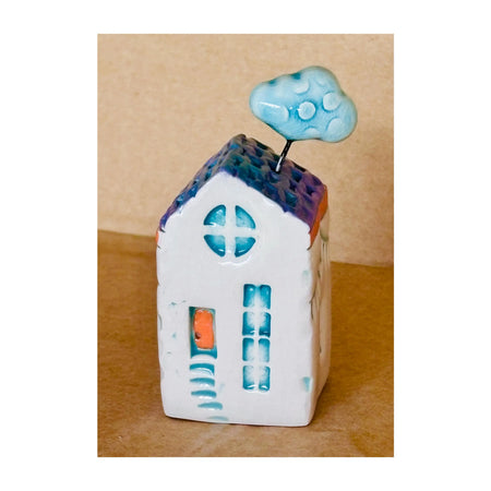 Whimsical Mini Ceramic House