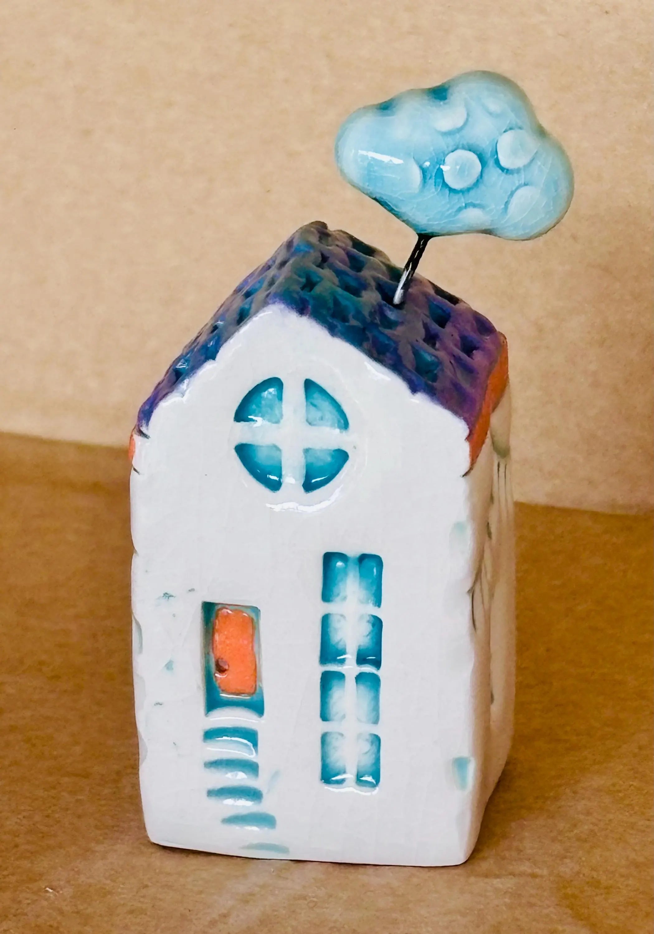 Whimsical Mini Ceramic House