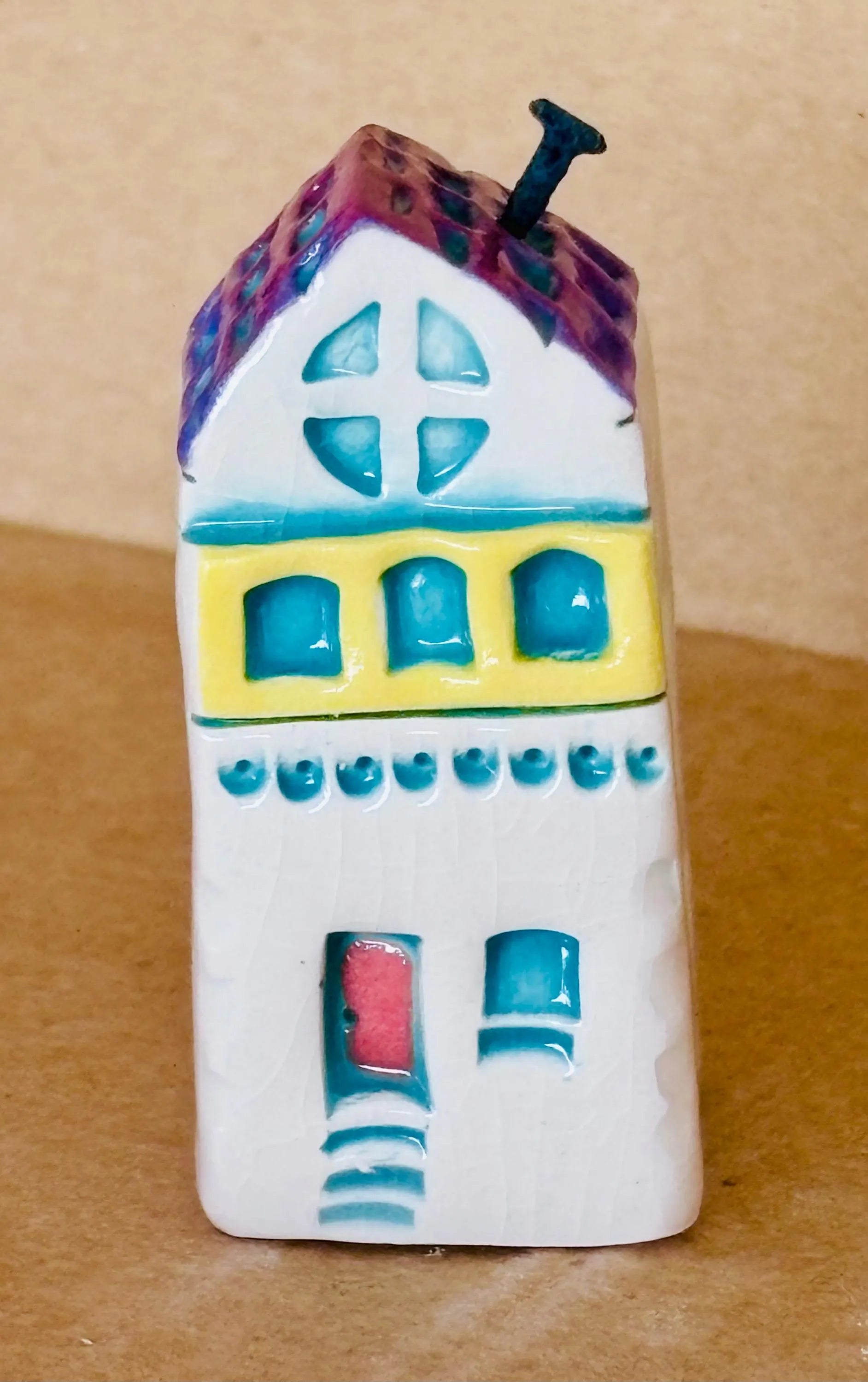 Whimsical Mini Ceramic House