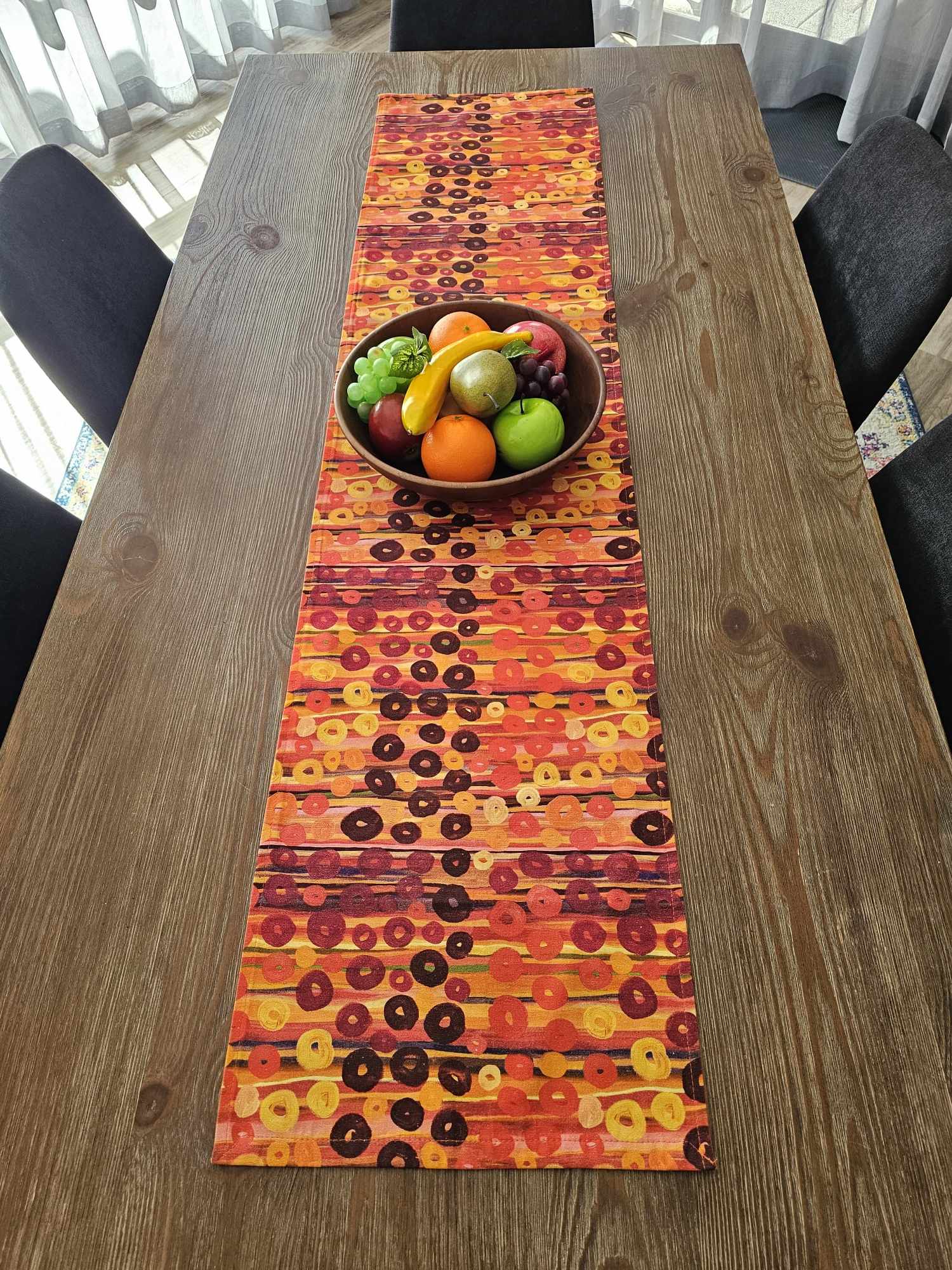 Indigenous Table Runner - My Country Circles