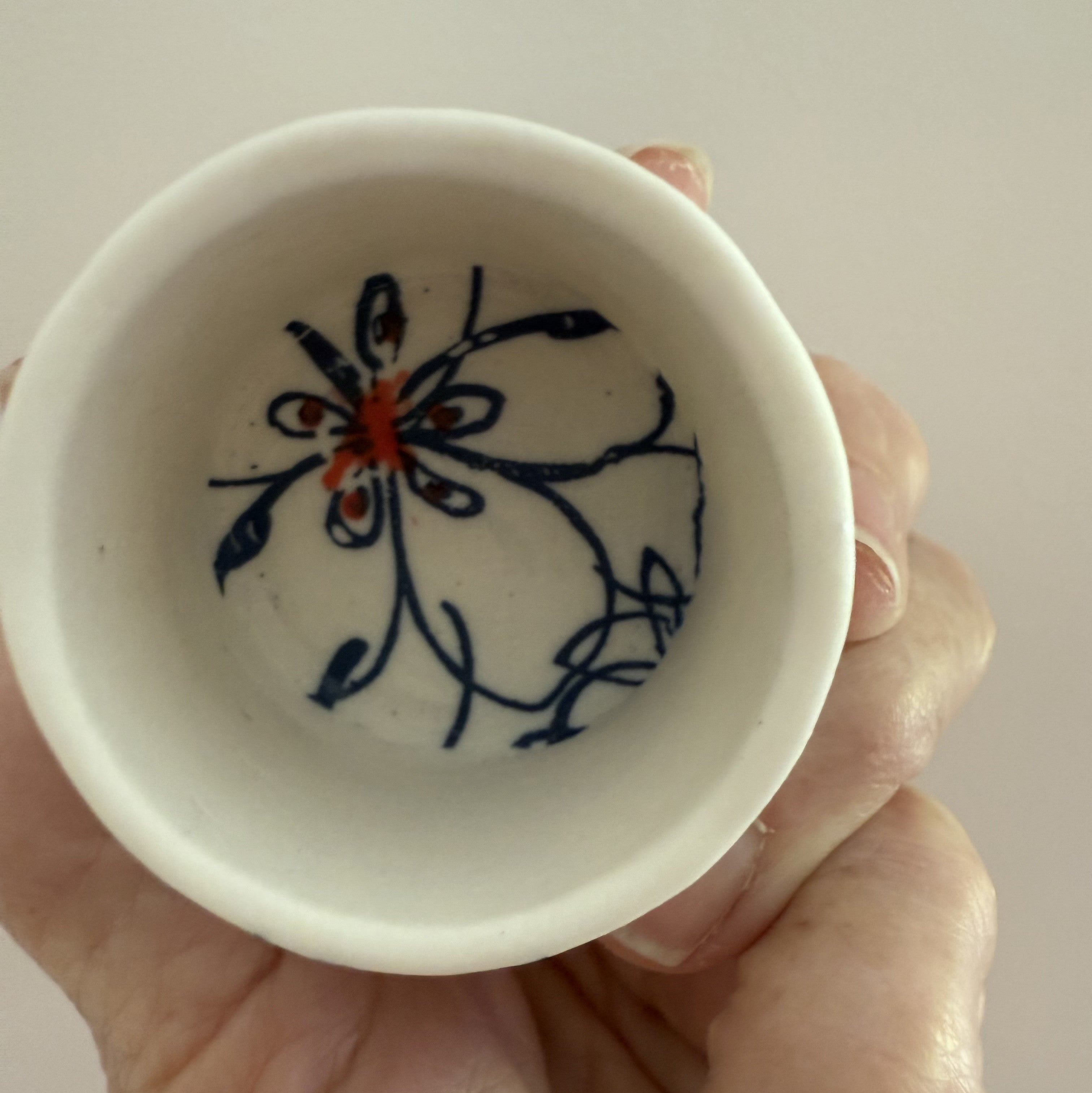 Keepsake flower trinket dish