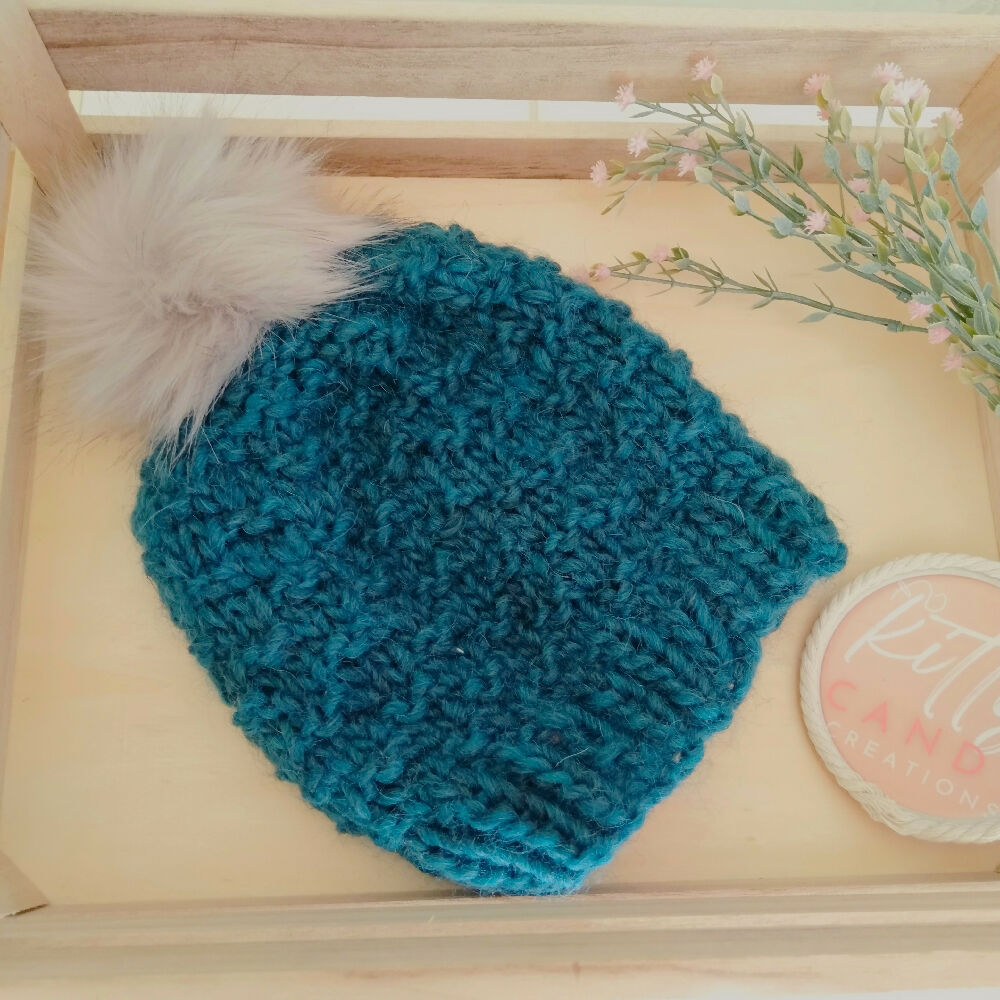 Teal Beanie