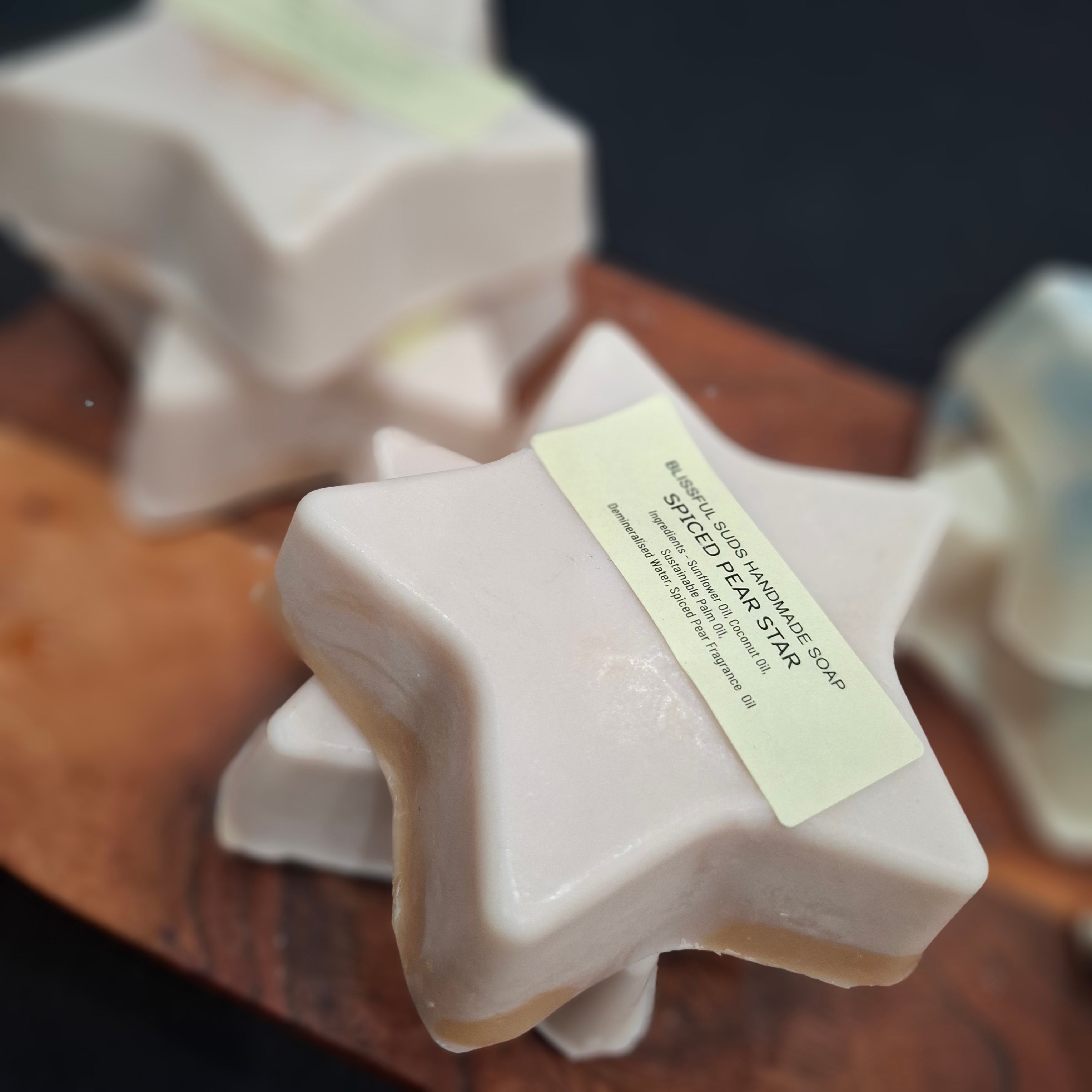 Handmade Soap - Star shape - Spiced Pear