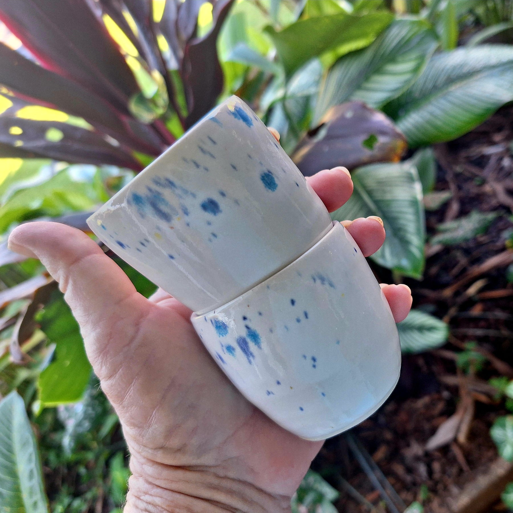 Espresso Piccolo Coffee Cups Set of 2 - Handmade