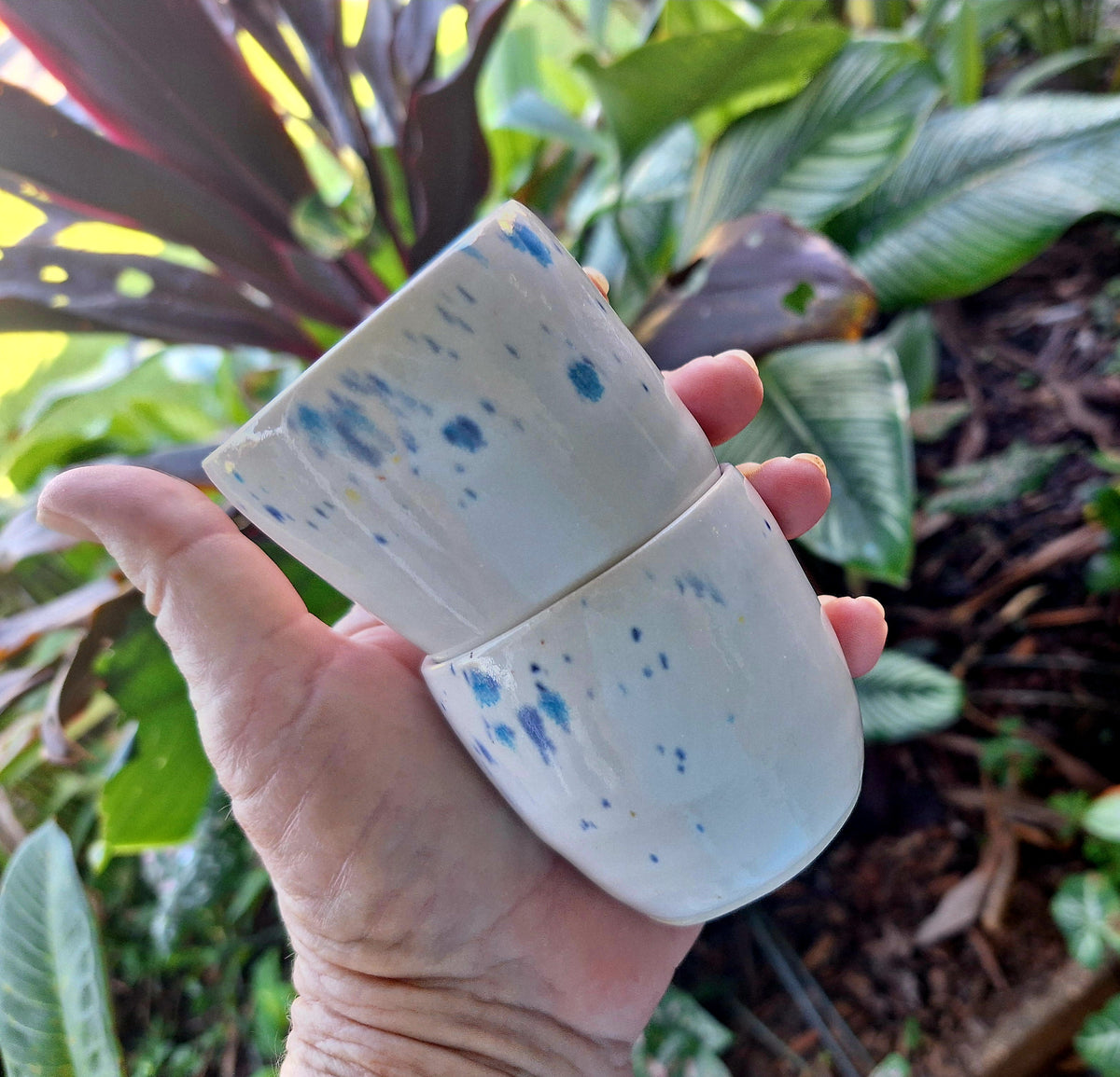 Espresso Piccolo Coffee Cups Set of 2 - Handmade