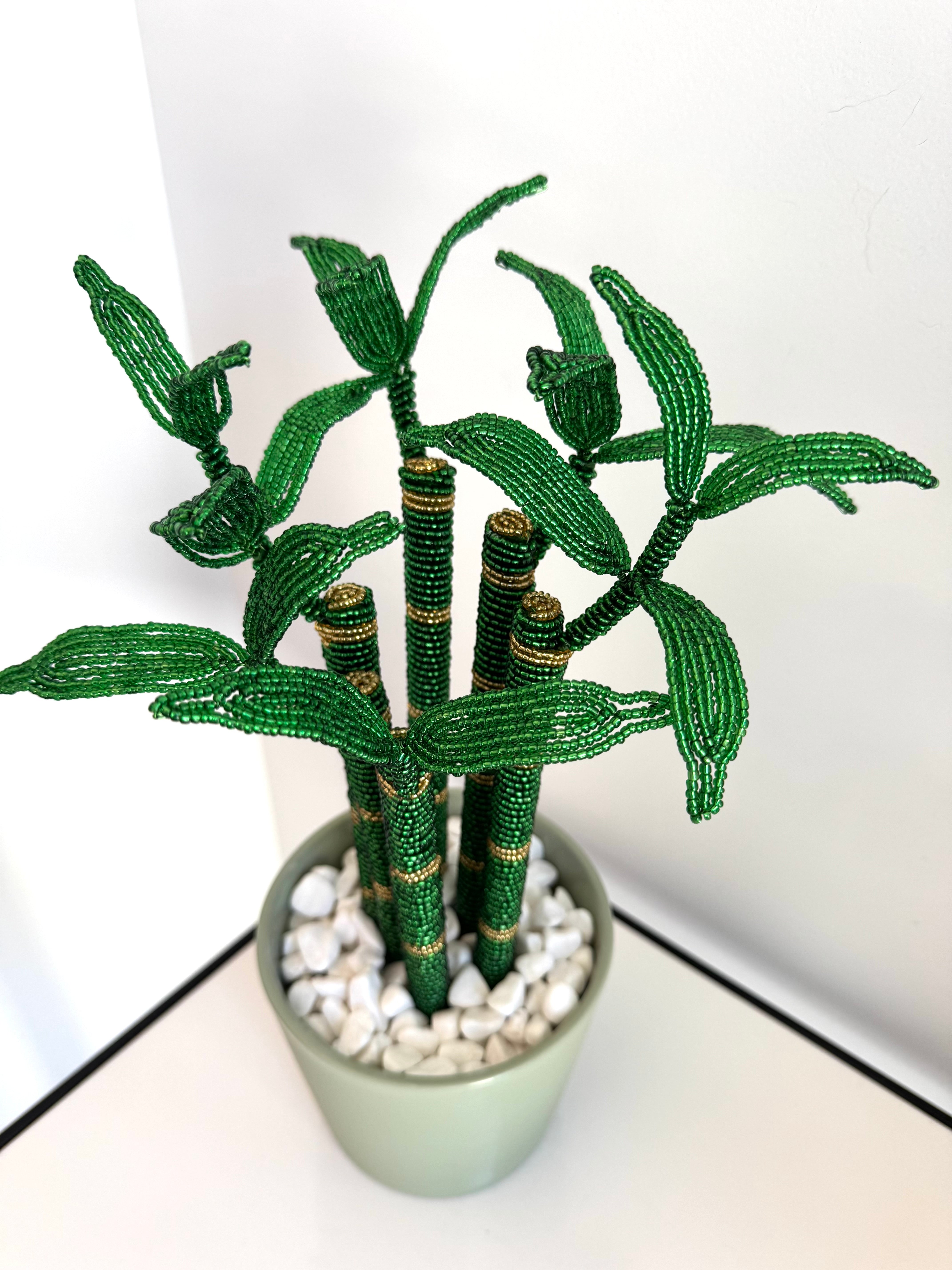 French-beaded Lucky Bamboo