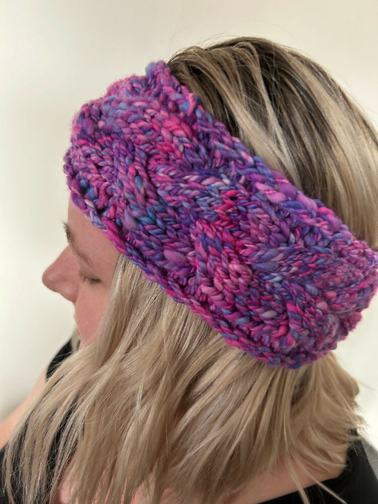 Bubblegum Rush Hand Knitted Headband