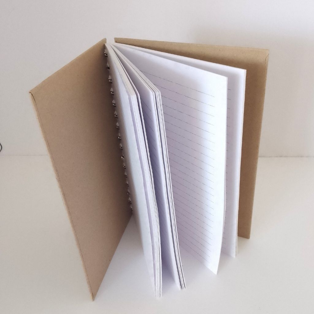 Blue Wren Handpainted notebook - Size A5. Lined.