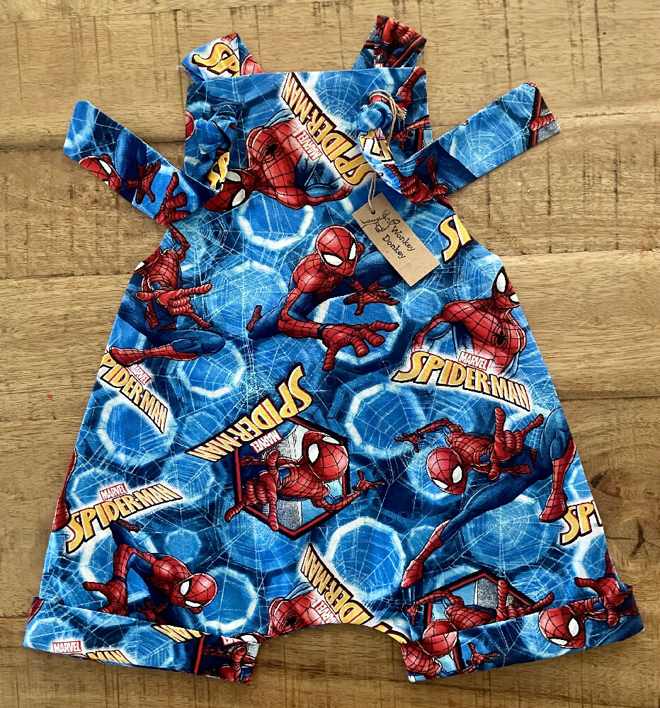 Spiderman Overalls/Rompers