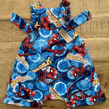 Spiderman Overalls/Rompers