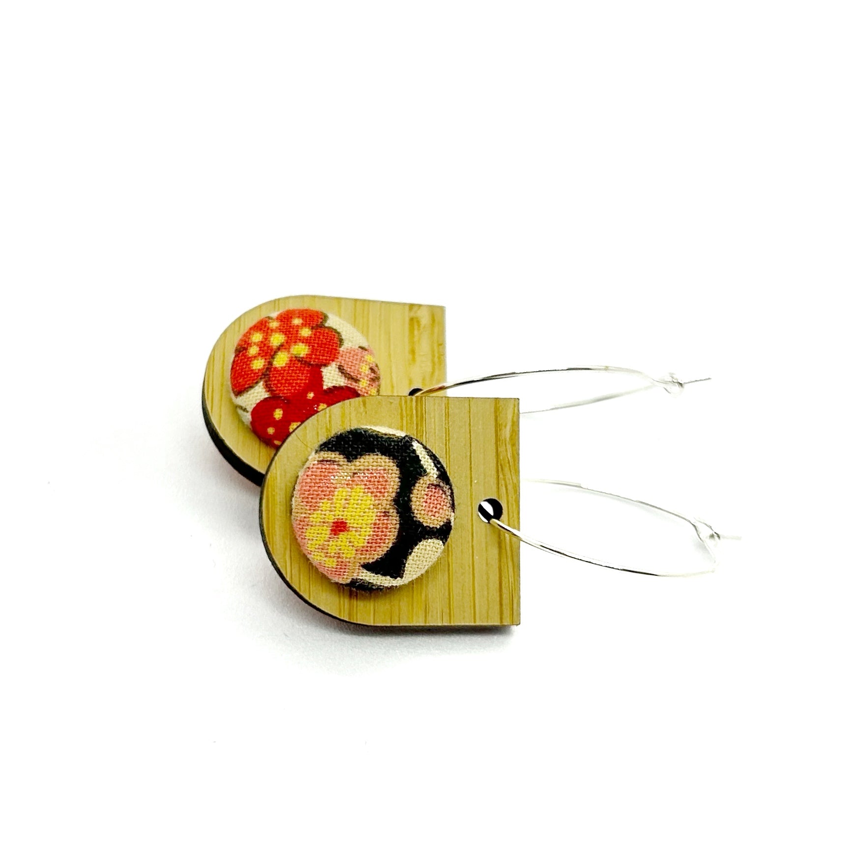 Double Sided Bamboo and Kimono Drops - Pinky