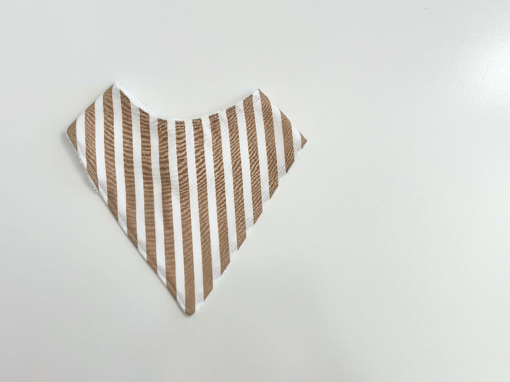 Stripes bandana bib