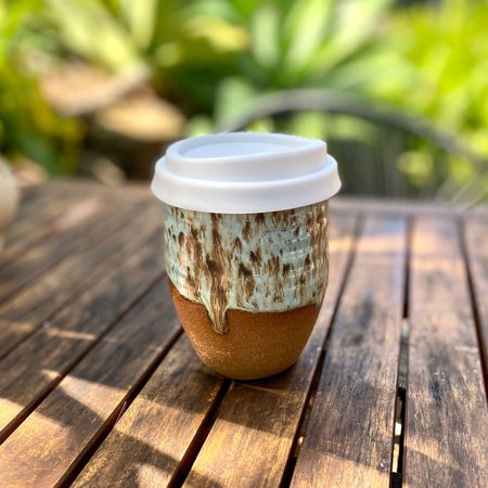 Travel Cup: Cascades | Wheel Thrown Ceramic Cup