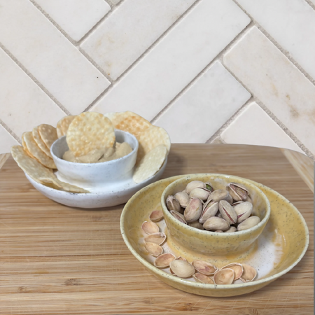 Nut Bowl or Single Serve Dip & Chip Bowl