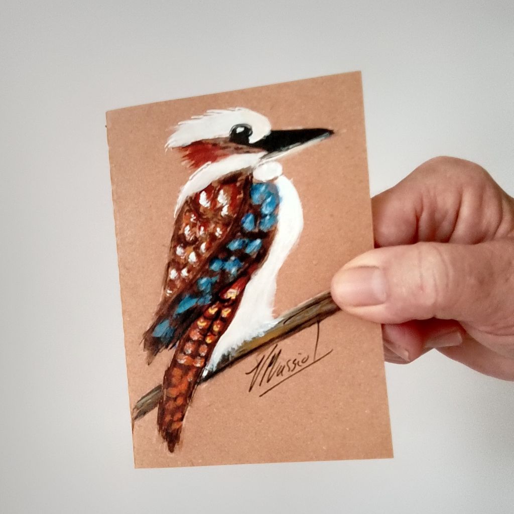 Handpainted Pocket Notebooks. Single or Set of 3. Bird and Animal designs