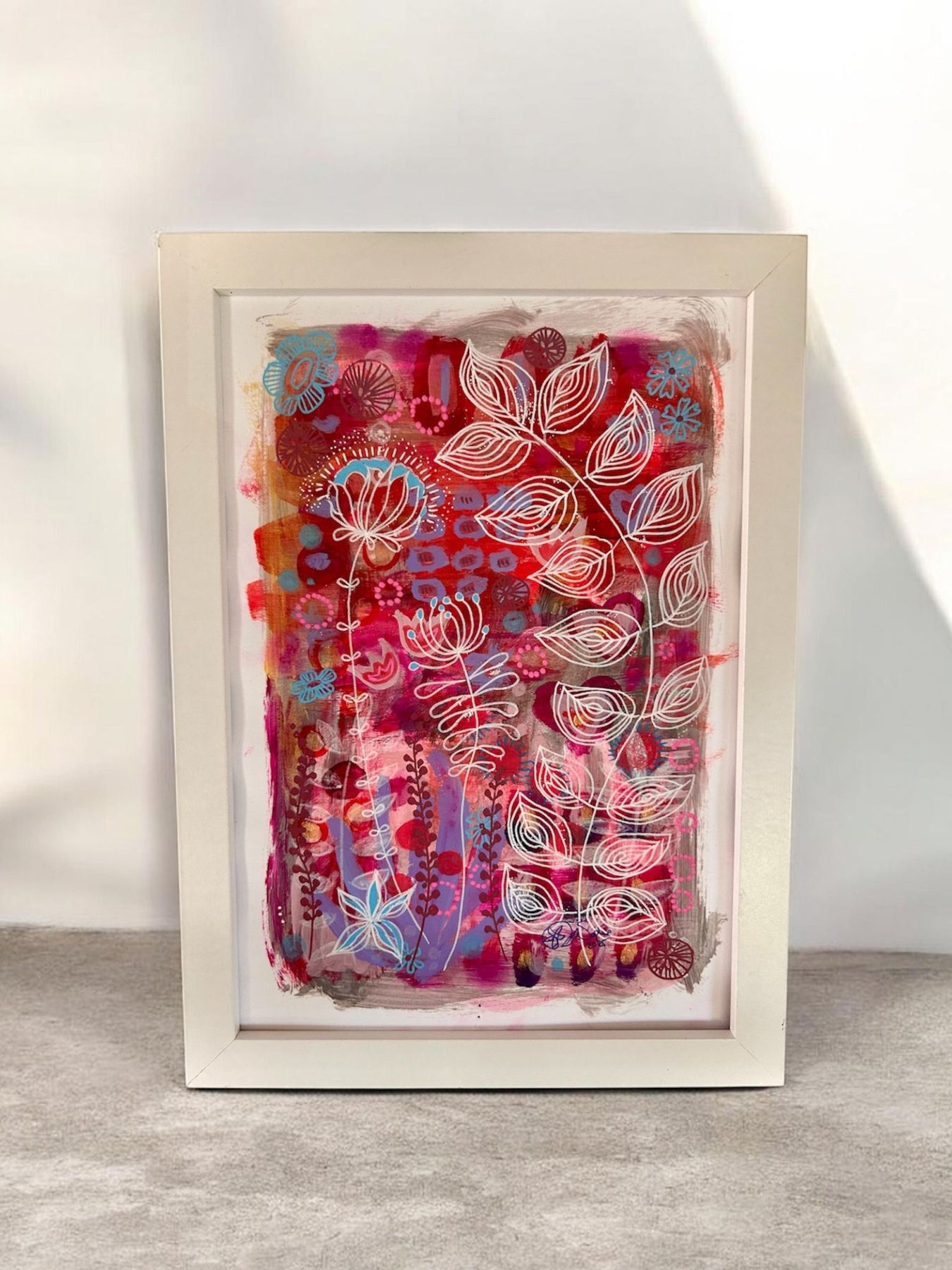 Original Hand Painted Art: The Dawn Blooming