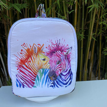 Rainbow Zebras Backpack