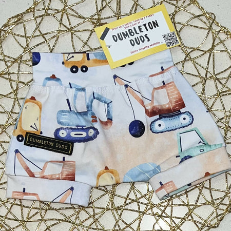 Excavate It - Handmade Baby Boy Pants by Dumbleton Duds